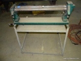 TENNSMITH SHEET CUTTER. MODEL # HB97. CAPACITY 18GA SOFT STEEL. PLEASE MAKE ARRANGEMENTS FOR