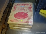 (3) CUSH 'N SOFT TOILET SEATS IN ORIGINAL BOXES.