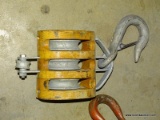 CROSBY-WESTERN 23 6 BLOCK AND TACKLE PULLEY SNATCH BLOCK. 3 RIG.