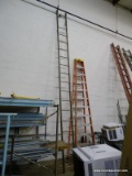 APPROX 20' ALUMINUM LADDER.