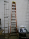 BAUER COMMERCIAL 12' FOLDING STEP LADDER.