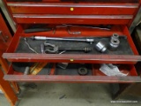 CONTENTS OF 2 DRAWERS TO INCLUDE: PNEUMATIC TORQUE WRENCH, CRAFTSMAN INDUSTRIAL SIZE SOCKETS, A