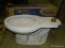 WHITE PRO-FLO PF 1721 HIGH EFFICIENCY FLUSH VALVE BOWL. IN ORIGINAL BOX.