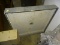 STEEL FRAMED CONCRETE FLOOR PAN WITH DRAIN HOLE. MEASURES 36