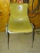 VINTAGE HARD PLASTIC SIDE CHAIR. MEASURES APPROX. 21