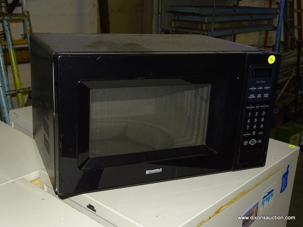 BLACK KENMORE MICROWAVE. MODEL # 721.62229300. | Industrial Machinery &  Equipment Business Liquidations | Online Auctions | Proxibid