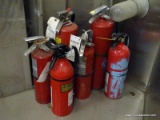 LOT OF (6) FIRE EXTINGUISHERS.