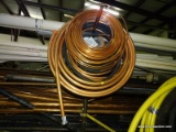 LARGE LOT OF COPPER REFRIGERATION TUBING.