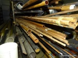 LARGE LOT OF ASSORTED COPPER PIPE. NOTE* MOST PIECES ARE OVER 20' LONG, AND SOME PIECES HAVE RUBBER