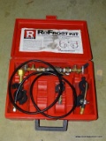 ROTHENBERGER RO-FROST KIT. SEALS WATER PIPES AT ANY POINT OF THE WATER SYSTEM BY FREEZING.