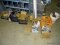 LARGE FLOOR LOT TO INCLUDE: VARIOUS SIZED BOLTS/WASHERS, BOXES OF FNW RIGID STRUT CLAMPS, BUCKET OF