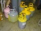 LOT INCLUDES (6) REFRIGERANT GAS BOTTLES. SOME APPEAR TO BE FULL.