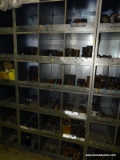 ENTIRE CUBBY UNIT LOT OF PIPE FITTINGS, TEES, COUPLINGS, ETC.
