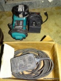 LOT INCLUDES (3) CHARGERS: AGRI-SUPPLY, MAKITA, AND A RIDGID 18V.