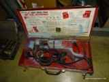 MILWAUKEE HEAVY DUTY RIGHT ANGLE DRILL IN ORIGINAL METAL CASE.