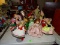 (LR) DOLL LOT; LOT OF 27 MADAME ALEXANDER COMPOSITION DOLLS WITH MOVEABLE ARMS, LEGS, HEADS AND