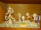 (KIT) LENOX TWEETY LOT; 5 LENOX PORCELAIN TWEETY BIRD FIGURES- 9 IN H CHRISTMAS TREE WITH ORNAMENTS,