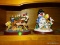 (KIT) CHRISTMAS STATUES; 2 LOONEY TUNES TWEETY BIRD CHRISTMAS STATUES- CHRISTMAS HEARTH- 8 IN H AND