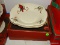 (LR) LENOX SERVING PIECES;; 4 LENOX AMERICAN BY DESIGN WINTER GREETINGS 11 IN. SERVING BOWLS- 2 NEW