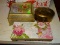 (FM) DECORATIVE BOXES; PAINTED BRASS AND GLASS BOX- 8 IN X 6 IN X 4 IN, BRASS CRICKET BOX,