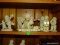 (FM) SNOWBABIES; SHELF LOT OF DEPT. 56 SNOWBABIES- TOTAL 7- 4 IN H