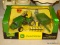 (FM) ERTL LAWN TRACTOR DIECAST TOY; JOHN DEERE GX345 LAWN & GARDEN TRACTOR WITH CART. 1/16 SCALE. IS