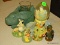 (FM) EASTER LOT; INCLUDES A RABBIT THEMED VOTIVE HOLDER, AN EASTER THEMED EGG SHAPED SNOW GLOBE, AND