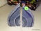 (LR) GEODE BOOKENDS; CUT GEODE BOOKENDS- 5.5 IN H