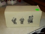 (FM) DEPT. 56 FIGURES; DEPT. 56 SET OF 3 BAKER ELVES PORCELAIN FIGURES IN ORIGINAL BOX