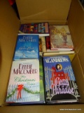 (FM) BOX OF BOOKS; BOX OF NOVELS BY DEBBIE MACOMBER AND V. C. ANDREWS, ETC.