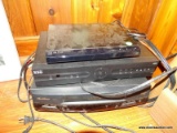 (FM) 3 PIECE LOT; INCLUDES A SONY DVD PLAYER, A QUASAR VHS PLAYER, AND A DIRECT TV AT HOME CABLE