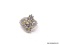 VICTORIA WIECK, .925 STERLING SILVER CLUSTER RING WITH BEAUTIFUL CZ & CITRINE GEMSTONES. RING SIZE