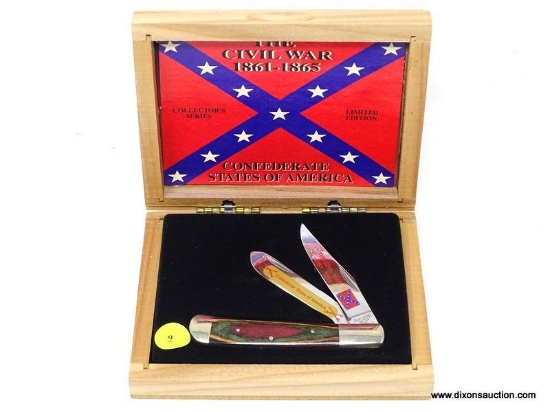 LIMITED EDITION FROST CUTLERY CIVIL WAR COLLECTORS PEN KNIFE # 359-CONFEDERATE STATES OF AMERICA.