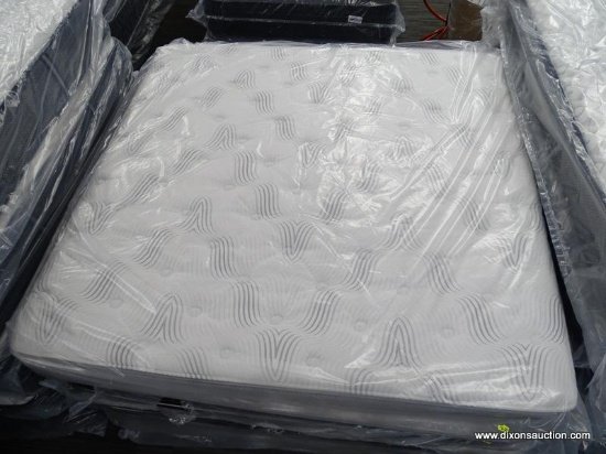 SEALY 12" SIGNATURE KING MATTRESS. COMES IN PLASTIC.