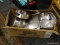 BOX LOT; INCLUDES ASSORTED POTS AND PANS AS WELL AS SERVING PANS. ALL ARE IN EXCELLENT CONDITION.