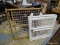 BABY GATE LOT; INCLUDES A WOODEN BABY GATE AND A HARD PLASTIC BABY GATE. BOTH ARE IN GOOD CONDITION