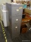 4 DRAWER FILING CABINET; METAL FILING CABINET FROM MOBIL CHEMICAL CO. IN GOOD USED CONDITION. IS 1