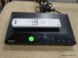 SONY BLU-RAY DISC/DVD PLAYER; MODEL BDP-BX110. INCLUDES THE REMOTE.