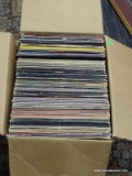 BOX LOT OF RECORDS; INCLUDES TITLES SUCH AS THE ALLMAN BROTHERS, DEEP PURPLE, STYX, GOLDEN EARRING,