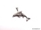 .925 STERLING SILVER LADIES DOLPHIN CALF PENDANT.