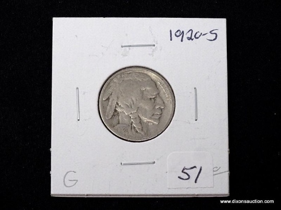 1920-S BUFFALO NICKEL.