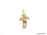 .925 STERLING SILVER LADIES CHILD PENDANT.