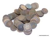 100 ASSORTED INDIAN CENTS.