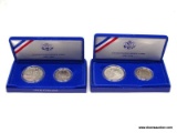 (2)1986-S ELLIS ISLAND PROOF SETS.