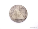 1855-O ARROWS LIBERTY SEATED NEW ORLEANS HALF DOLLAR.