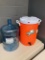 LARGE GATORADE COOLER AND WATER JUG