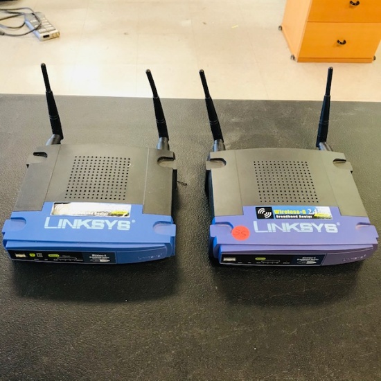 LINKSYS ROUTERS - UNTESTED - NO CORDS