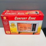 COMFORT ZONE HEATER - NEW IN OPEN BOX - PLUGGED IN WORKS