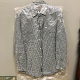 ABERCROMBIE & FITCH PLAID BUTTON DOWN SHIRT MENS LARGE