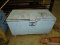 (WARE) HEAVY DUTY ROLLING JOB BOX. HAS LOCK ON FRONT. HEAVY USED AND SOME RUST AND DENTS. MEASURES